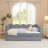 No Box Spring Needed Cozy Gingham Daybed with Twin Size Trundle and USB Port and Adorable Wave Shaped-144288161-144288165