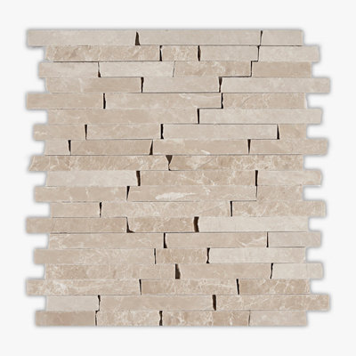 Turkish Marfil Polished Paris Marble Mosaic
