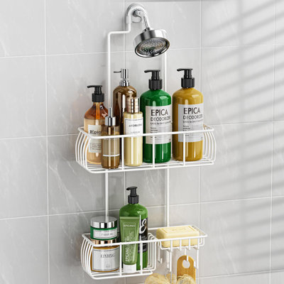 Shower Caddy Hanging Anti-Swing Over Head