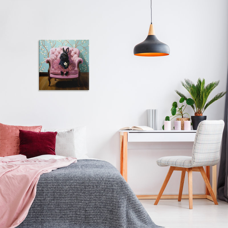 «Girlie Rabbit» en toile tutu, design par Lucia Heffernan, H 24 po x l 24 po