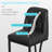Black Counter Height Bar Stools Set of 4, 24 inch Counter Stools PU Leather Bar Chairs with Back for Kitchen Island-806250837-821695653