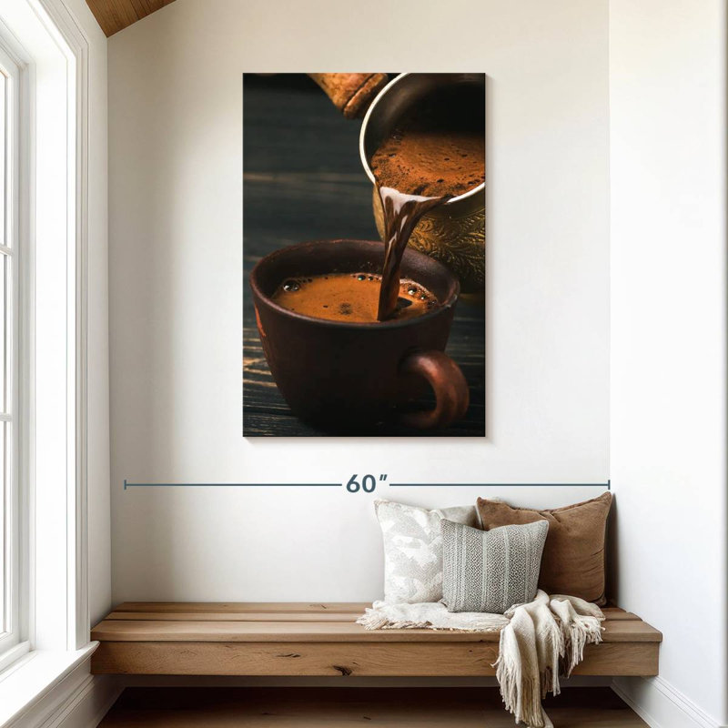 Yarlin Pouring Turkish Coffee, 45" H x 30" W