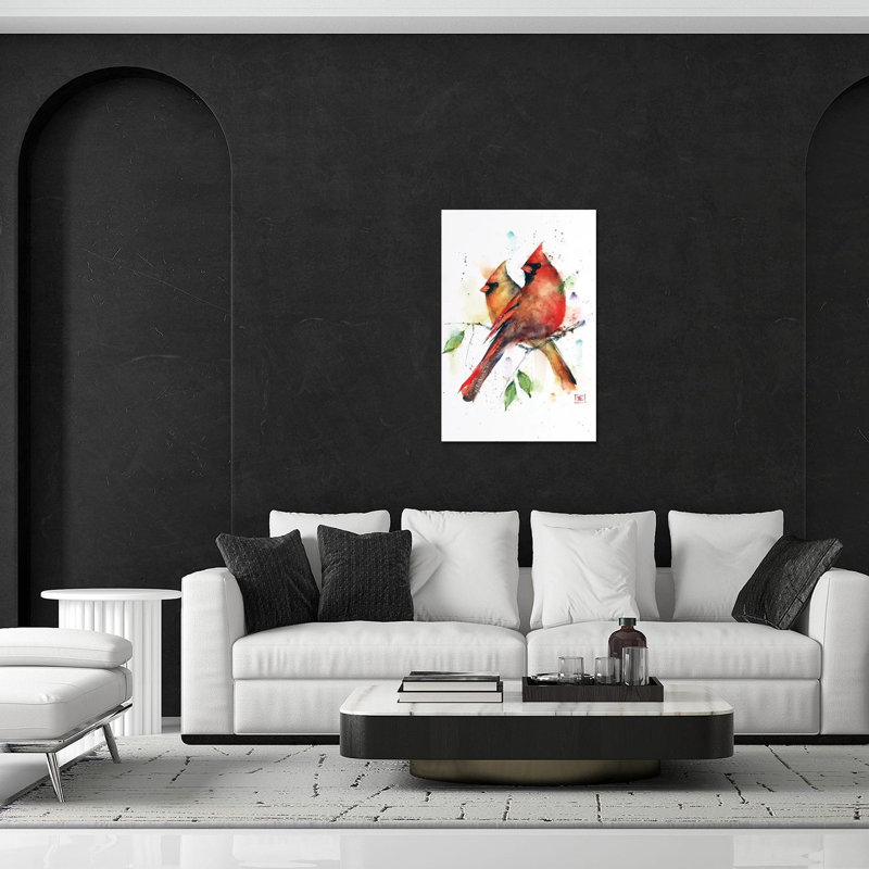Cardinal pair par Dean Crouser - impression non encadrée