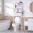 4-tier  Over The Toilet Storage Organizer Rack Freestanding Shelf  Bamboo-1302154898