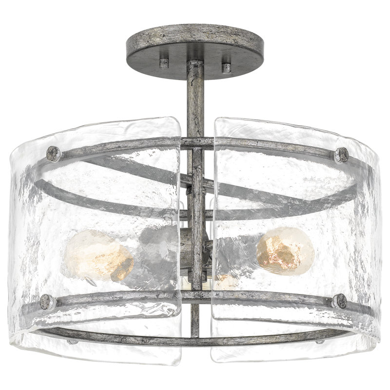Autberry Glass Semi Flush Mount