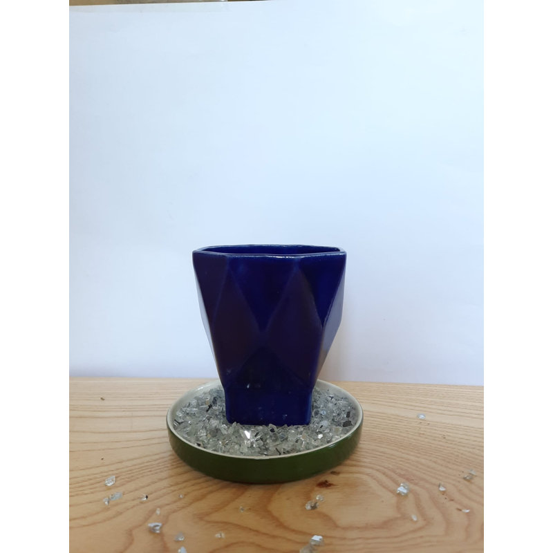Tasse à café et soucoupe Sigel, Mauve