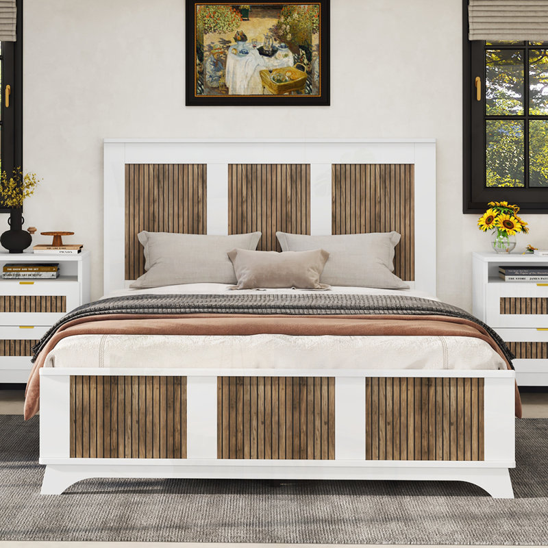 Grand lit plateforme Farmhouse