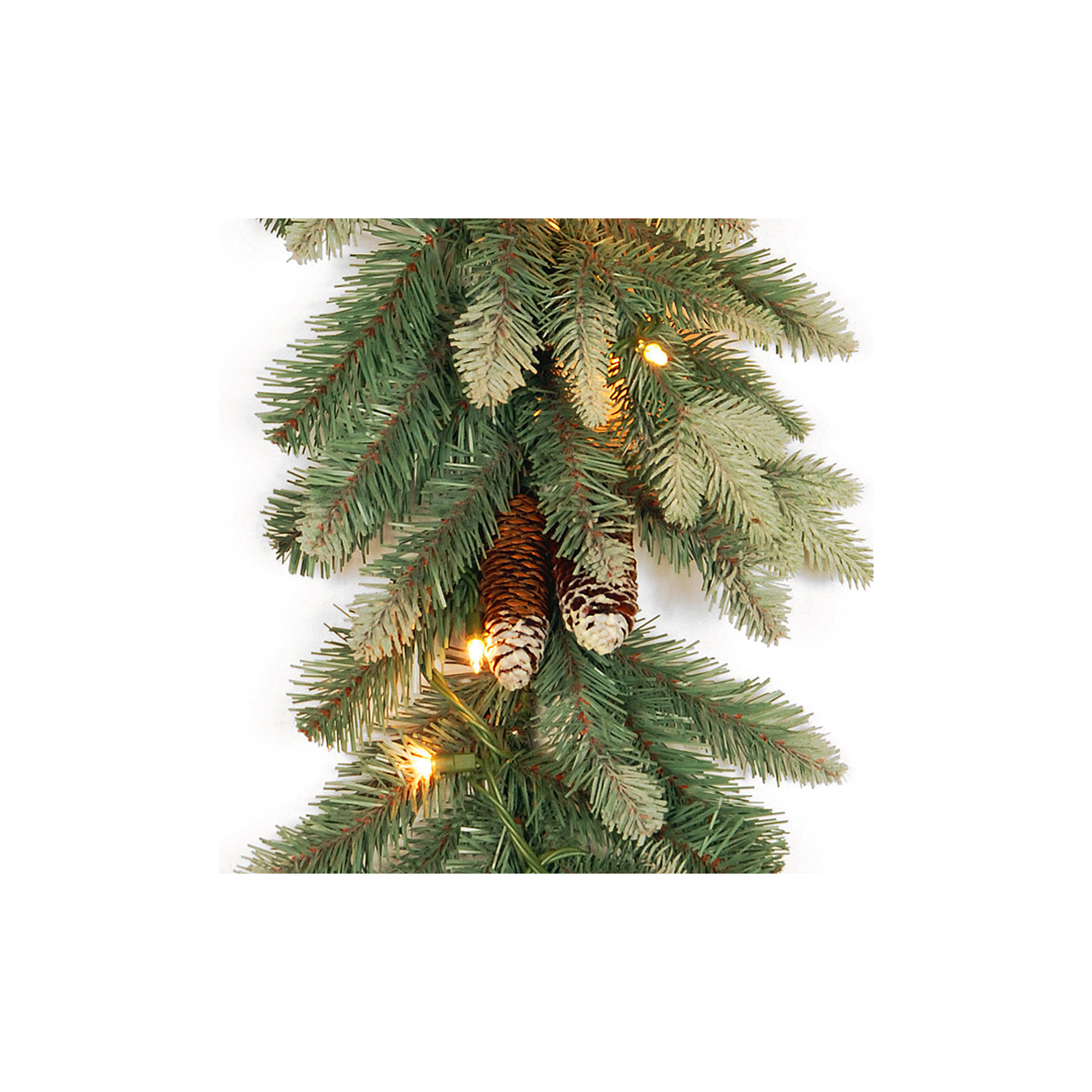 The Holiday Aisle® 9 ft. Copenhagen Spruce Garland with Clear Lights