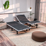 Renanim SerenityFlex Adjustable Bed Frame with Massage, USB, Underbed Light, App Control