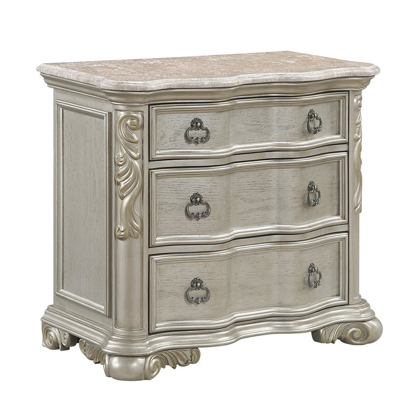 Faxon Nightstand Champagne, Champagne