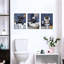 Wall Funny Bathroom Wall Art Lovely Dog Painting Canvas Prints Set Of 3 12x16 Inch-1502397921