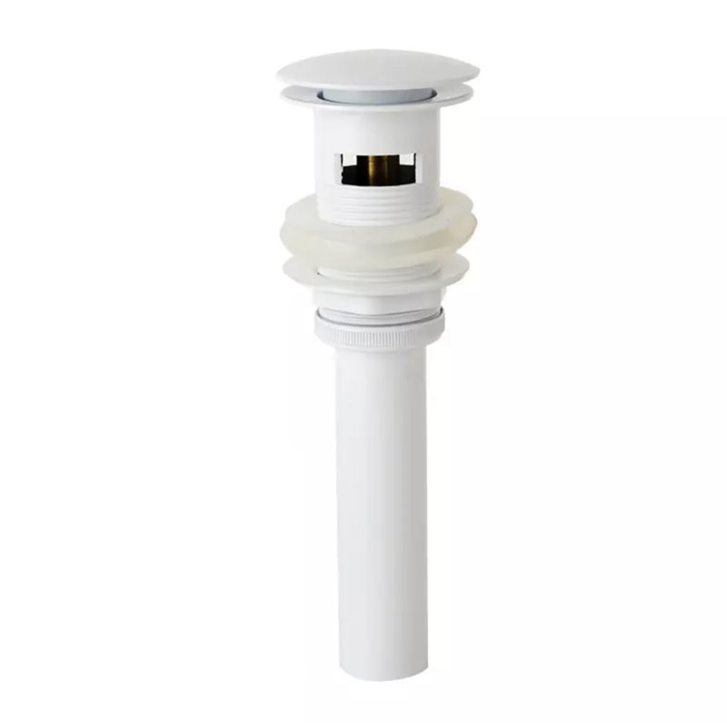 Drain de salle de bain avec trop-plein, Chrome