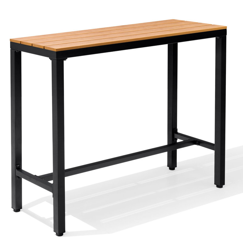 Table de bar Arboleya, H 37,09 po x L 42,91 po x l 15,67 po, Brun