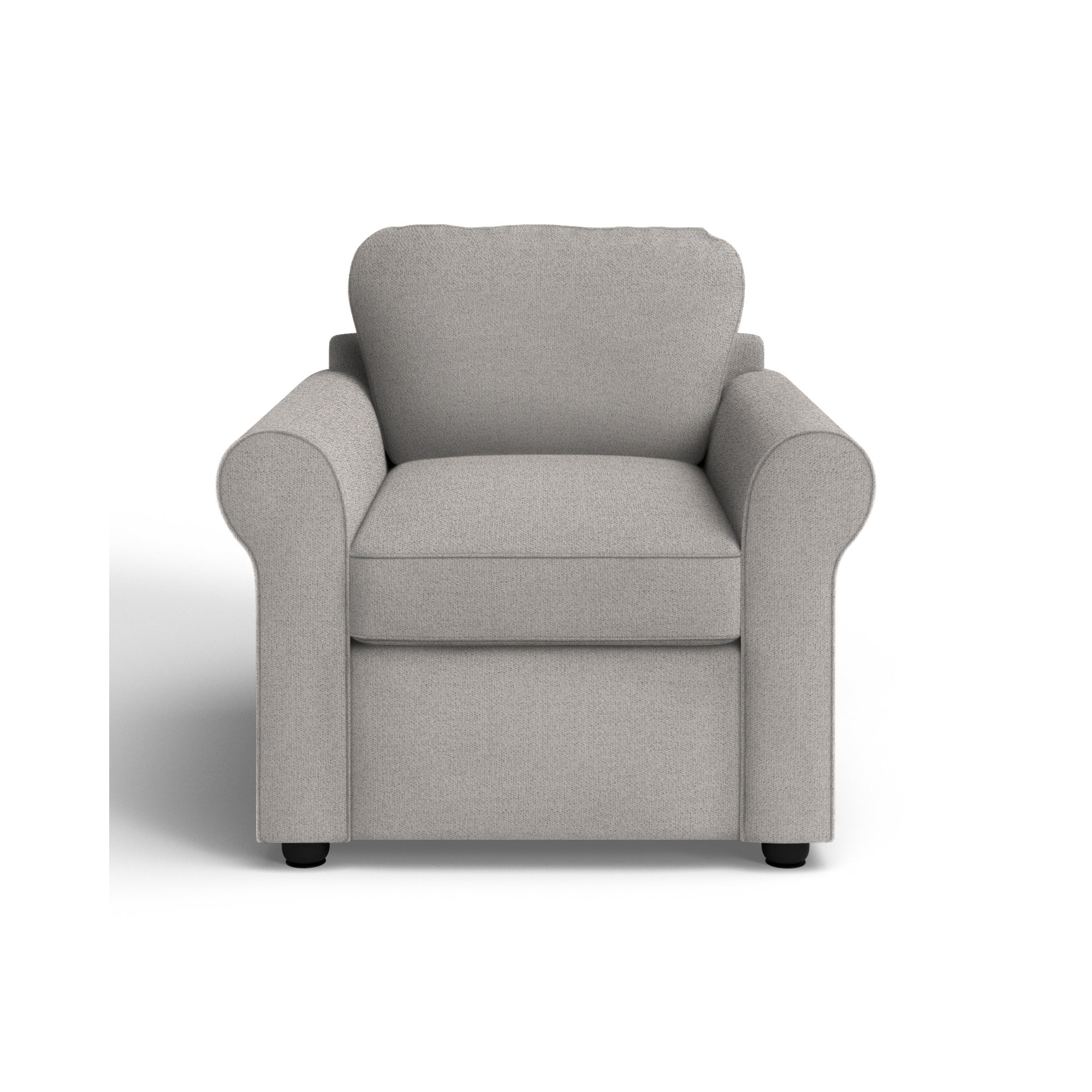 Warrington Upholstered Armchair, Reese Fog Performance Chenille