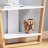 Botwinick 31.25'' W Rectangle Standing Desk, Console Table with Three Open Shelves-2033123075