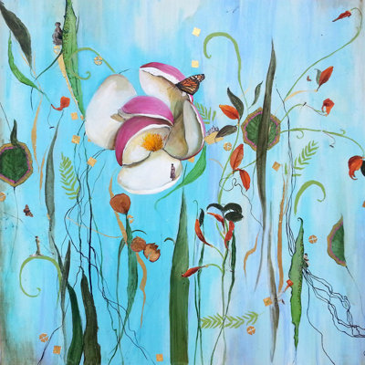 Out of the Blue by Natalie Levine - Unframed Painting on Canvas
