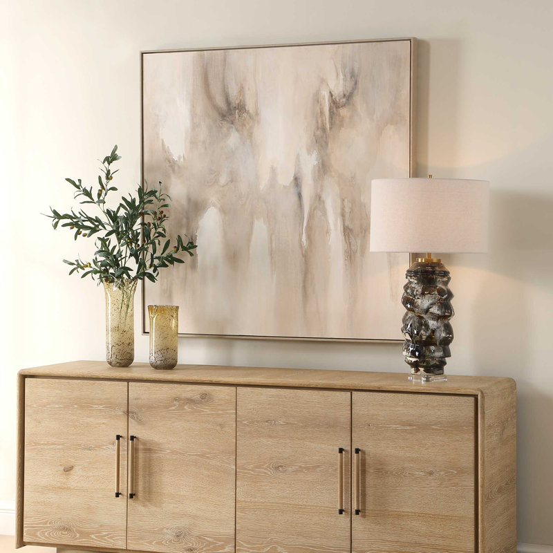 Uttermost Embark, toile abstraite peinte à la main