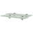vidaXL Wall Shelf Floating Display Shelf with Clip Brackets Tempered Glass-957272067-957272124