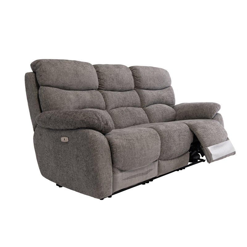 Imal 204cm Wide Wall Recliner Standard Recliner, Grey