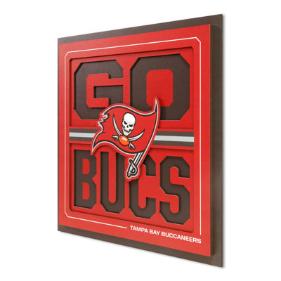 Tampa Bay Buccaneers Slogan Series, art mural 3D