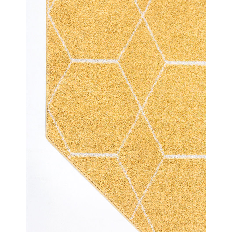 Tellaro Abstract Indoor Rug, Octagon 5' x 5'