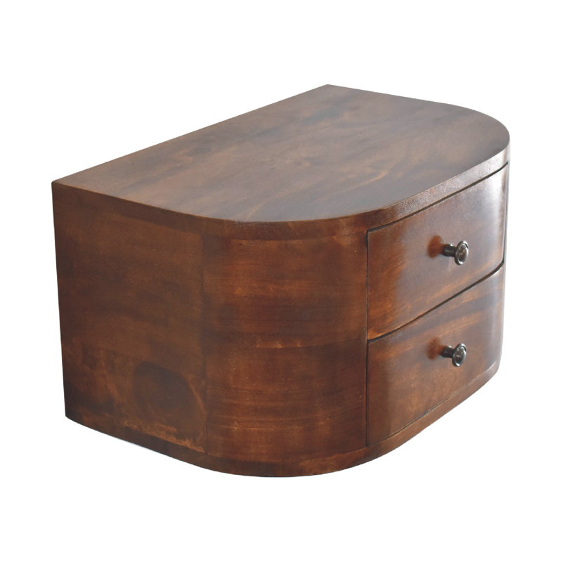 Quarryville 45cm W Solid Wood Bedside Table