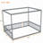 Canopy Frame Floor Bed With Fence-1228560633-1228560637