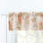 Greenland Home Fashions Grace Window Valance – 21" H Lined Polyester Curtain With Tab Top And Button Details, 84" W