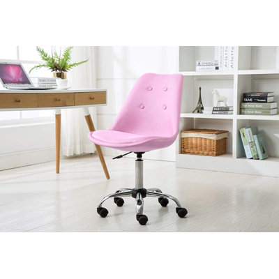 Chaise de travail en tissu Gina
