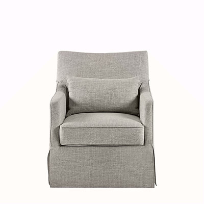 Skirted Swivel Chair