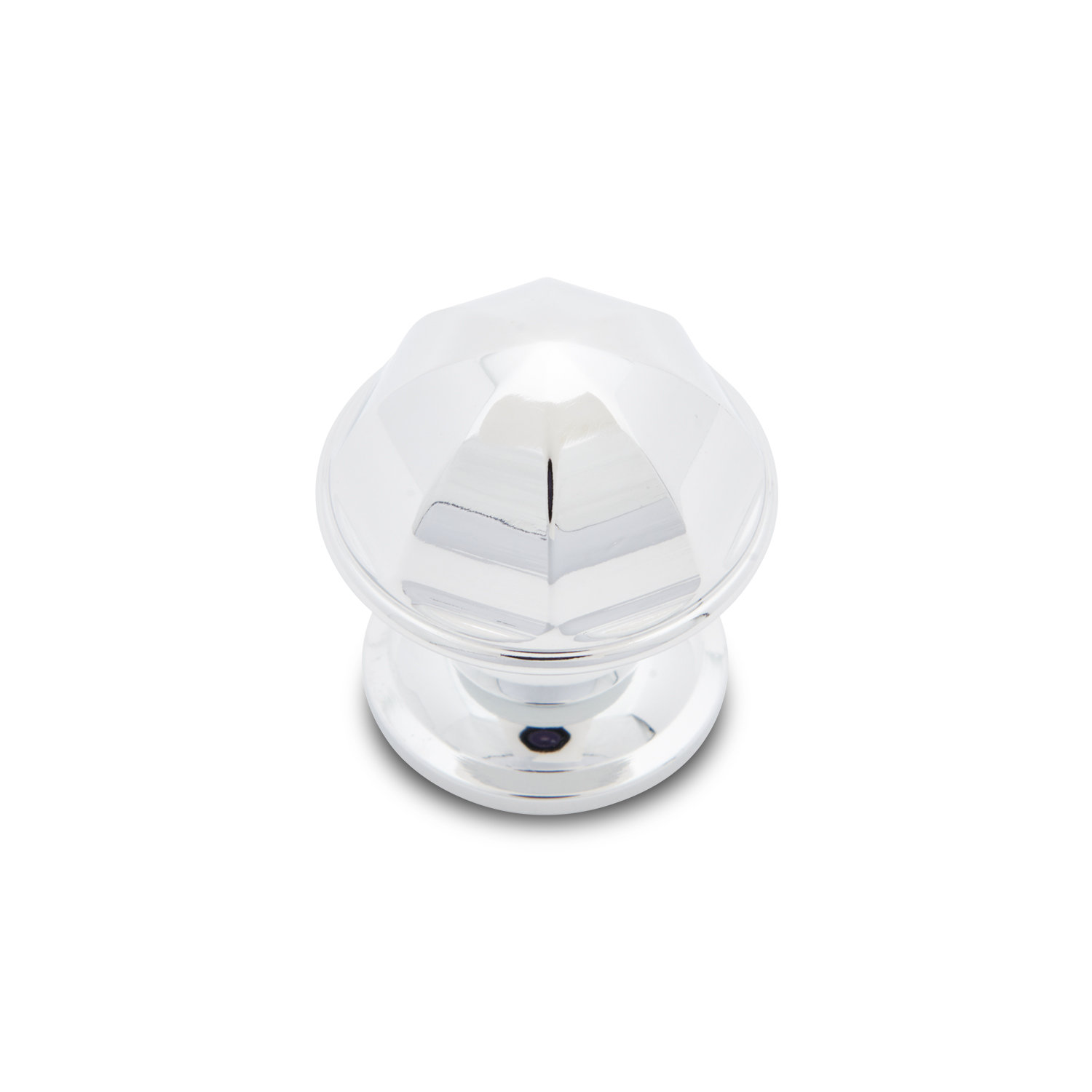Contoured Dome 1 1/16" Knob CK Series, Polished Chrome
