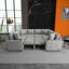 Canapé modulaire convertible en U 108,7 po-848626310