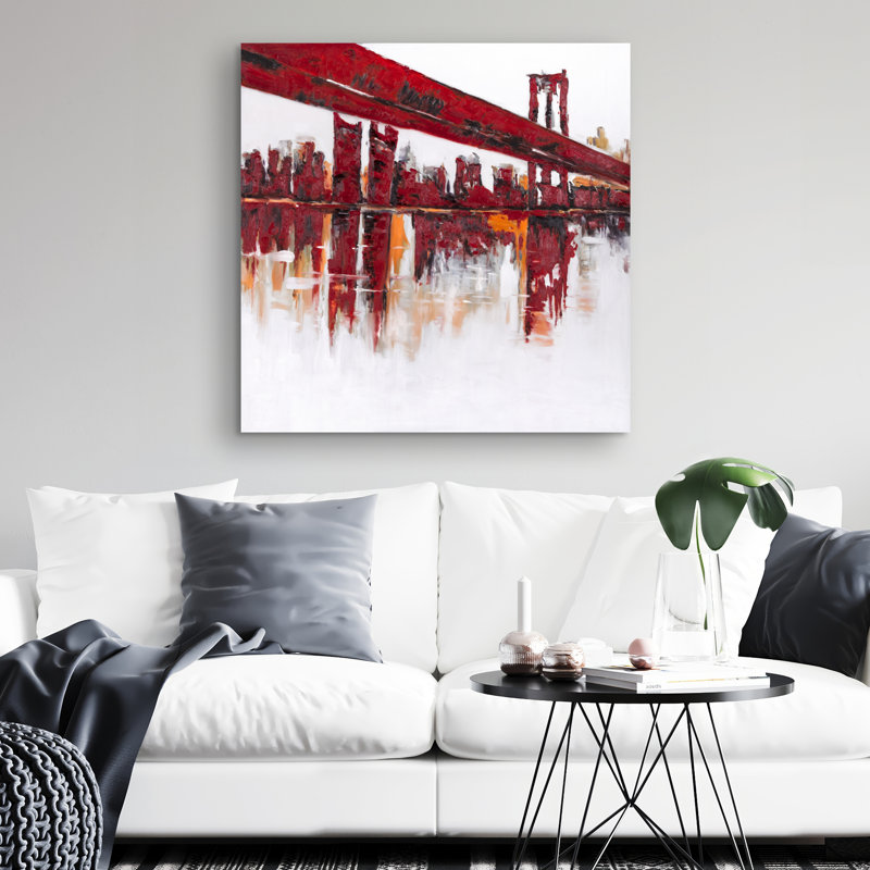 bridge - 32"x32" art on canvas