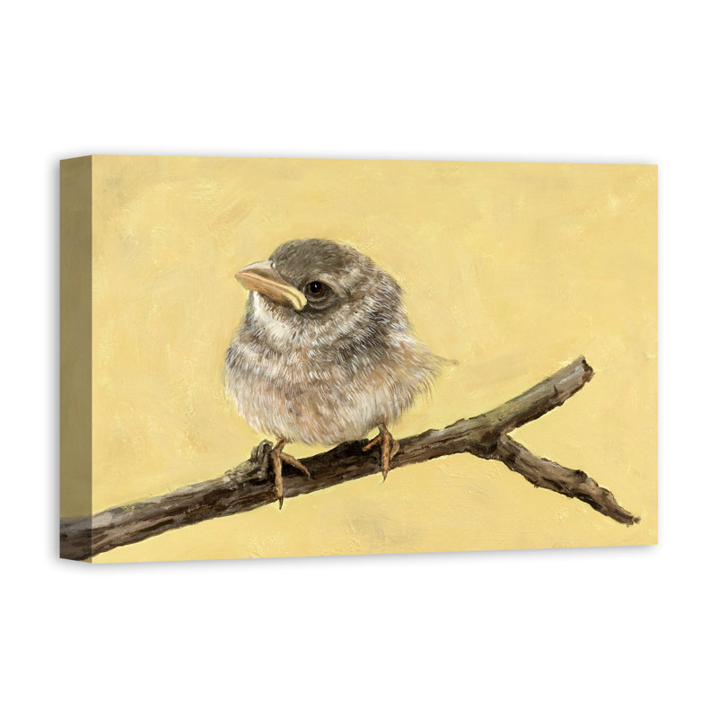 Petit oiseau - reproduction sur toile tendue, 16 po x 24 po, Toile tendue