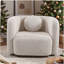 C3-2507, fauteuil d'appoint carré, fauteuil rembourré en nuage Boucle, fauteuil de style japonais, canapé 1 place