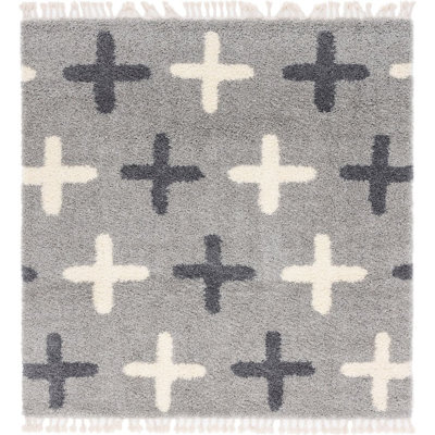 Tapis gris clair Mitzy