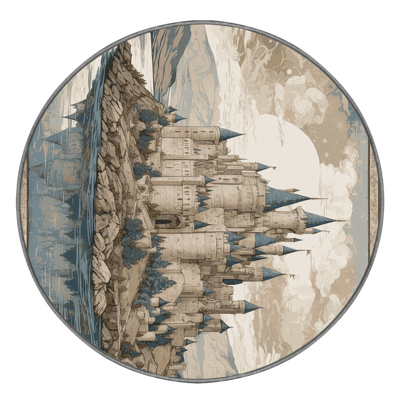 Stonehaven Castle Rug, Round 4'