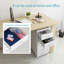28cm Wide Mobile File Cabinet