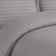 Microfiber Stripe Duvet Complete Set With Striped Pillows & Fitted Sheet-113206102-113206099