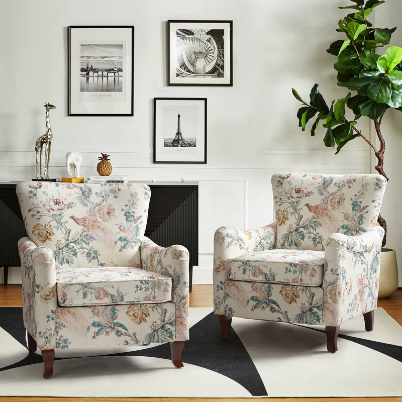 Cookson Upholstered Armchair, Bird