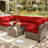 14-Piece Outdoor Seating Group Cushion Cover, Only Covers-101900143