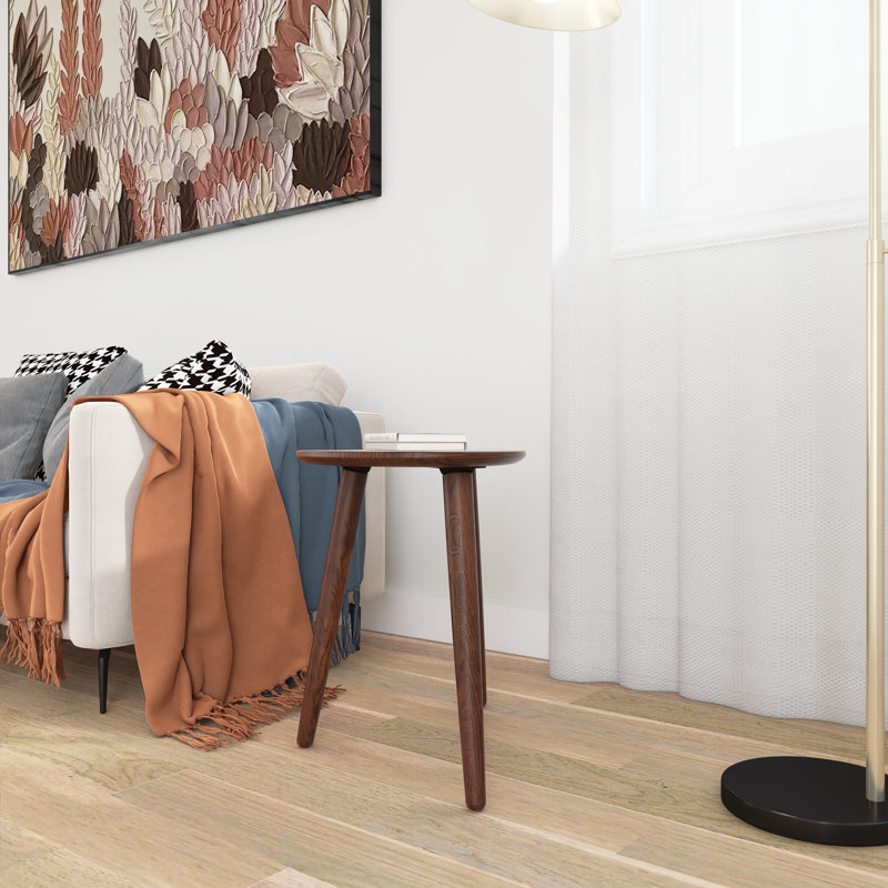 Kewal Solid Wood Top End Table
