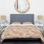 Ensemble de housse de couette tropical v de style mid-century-1821070830