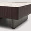 Table basse carrée moderne avec 1 tiroir