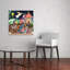 Three Wise Men In The Night Christmas Colorful Traditional Vibrant Landscape Nature Wall Art Print 1 Piece Wrapped Canvas Wall Art-68364478