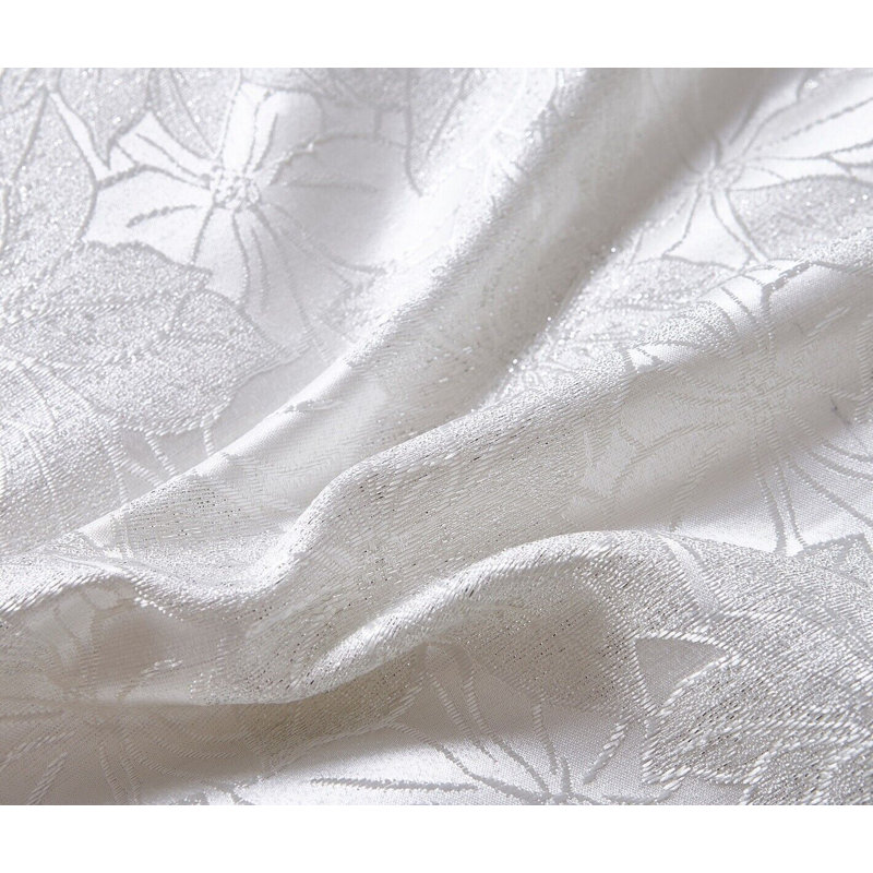 Cairnbrook Damask Duvet Cover Set with Pillowcases, White, Kingsize - 2 Standard Pillowcases
