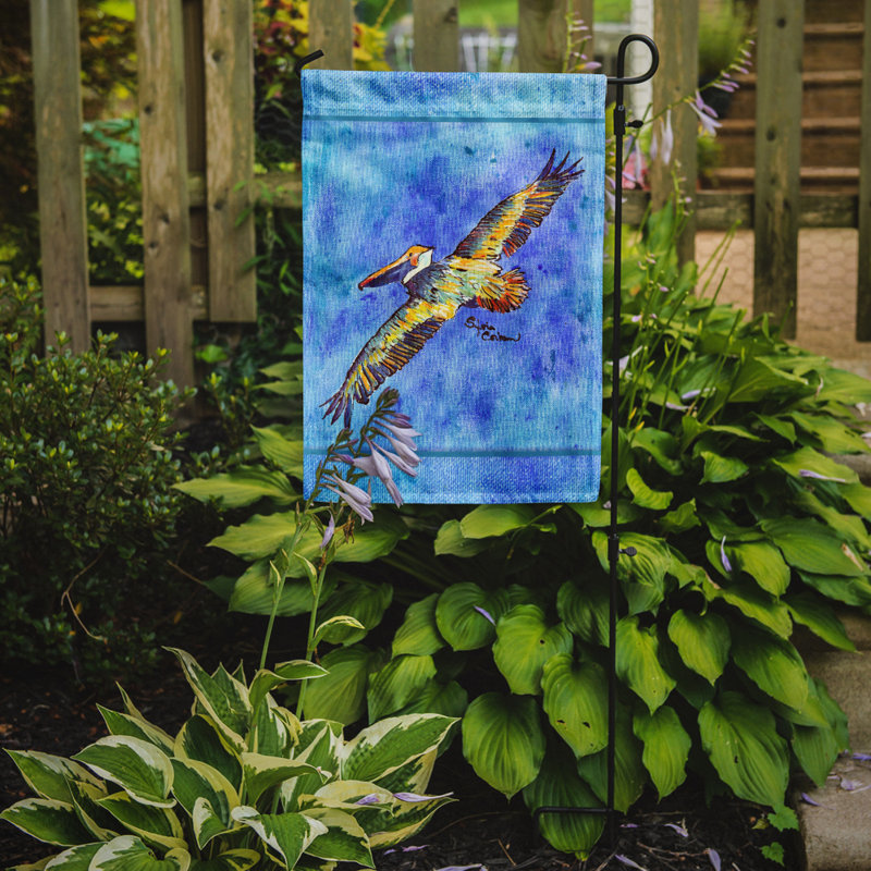 Drapeau de jardin à 2 côtés pelican