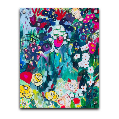 Jardin floral IV par JD Studio