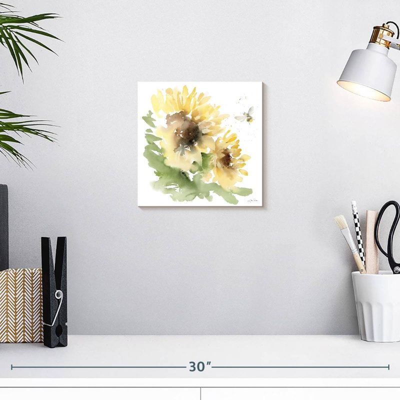 Harnek pré de tournesols II, H 10 po x l 10 po