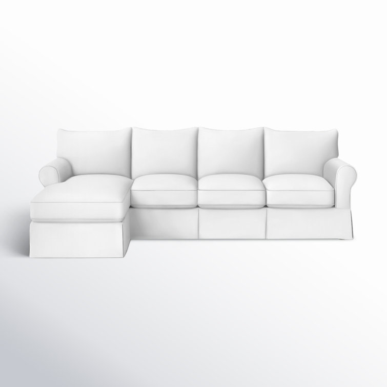 Friedman Slipcovered Sectional with Sleeper Sofa